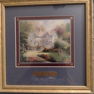Thomas Kinkade framed print of Simpler Times from 1997